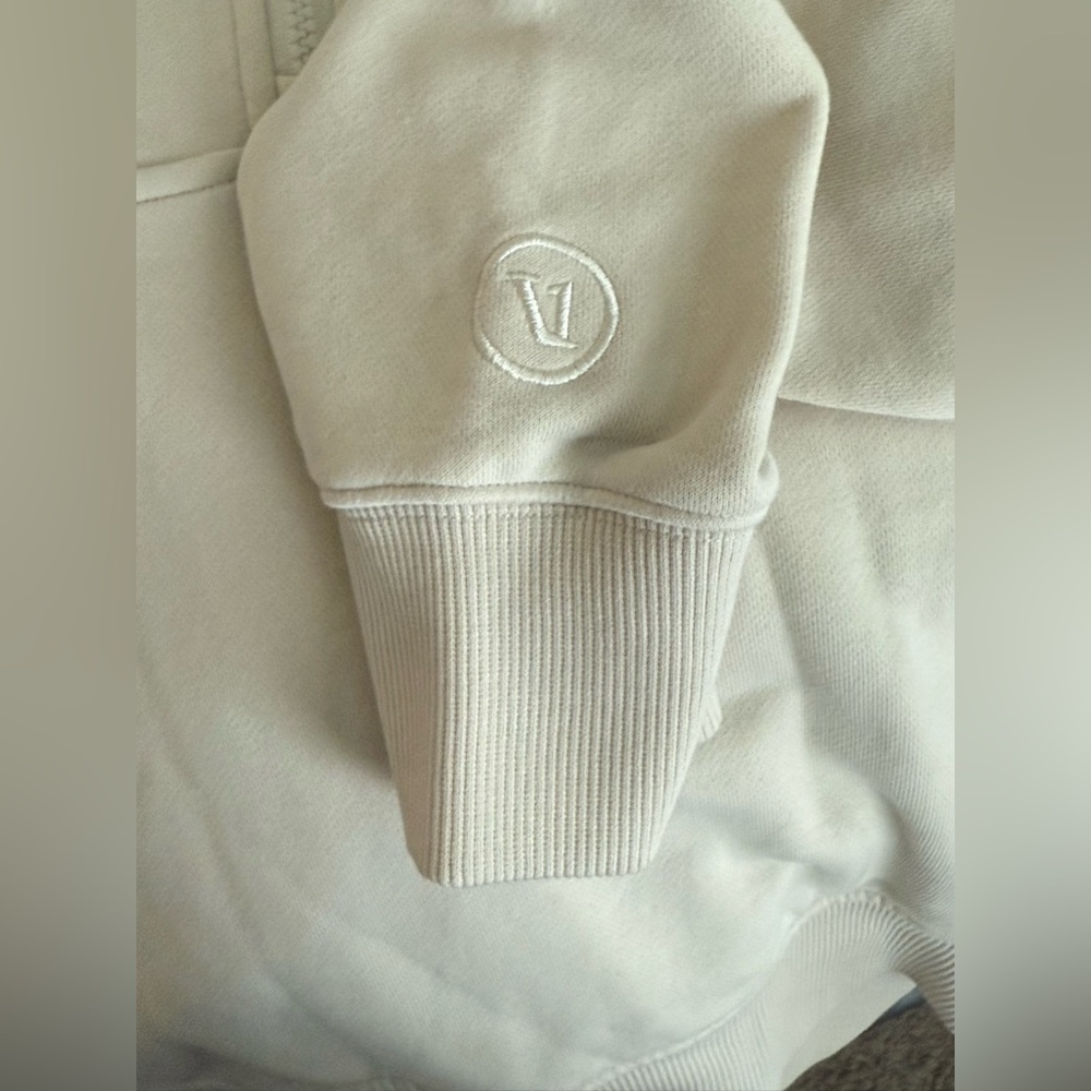 Vuori Cream Half-Zip Sweatshirt - Picture 9 of 15